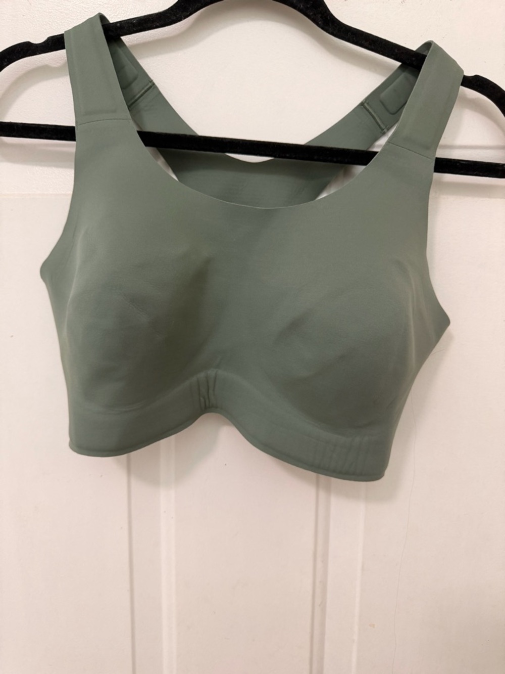 Lululemon Go Further Bra with Support Code Technology - Sage Green